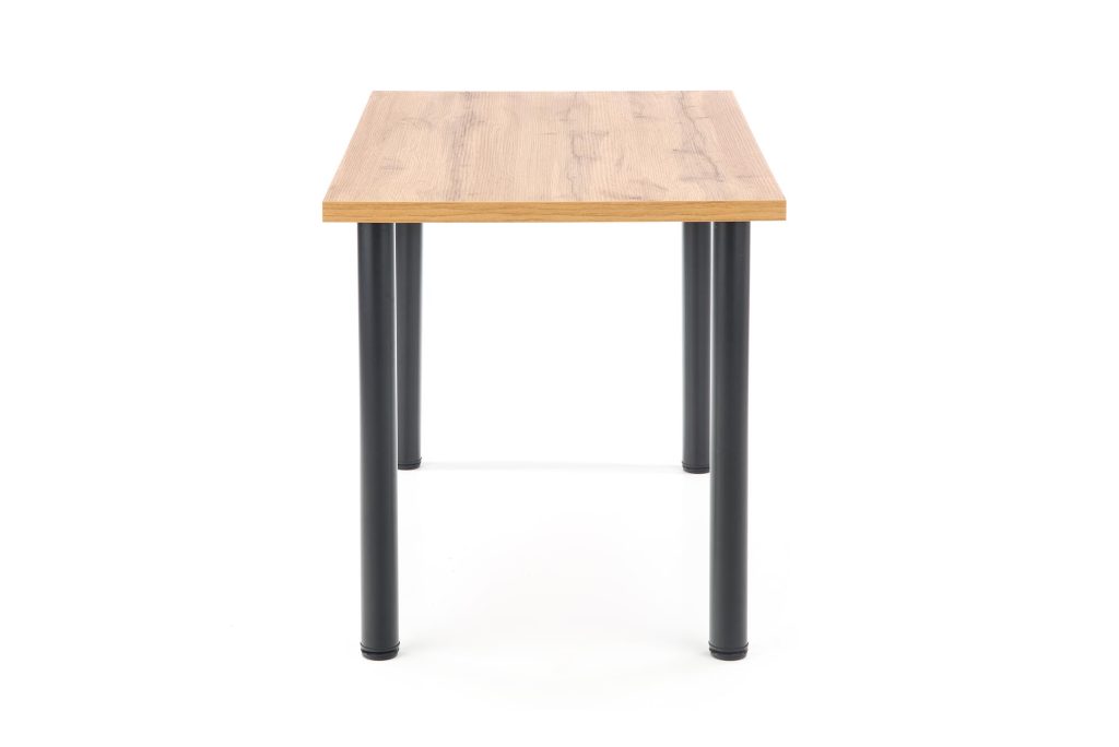MODEX 2 120 stół kolor blat - dąb wotan, nogi - czarny (2p=1szt)