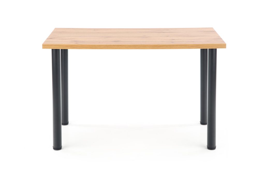 MODEX 2 120 stół kolor blat - dąb wotan, nogi - czarny (2p=1szt)