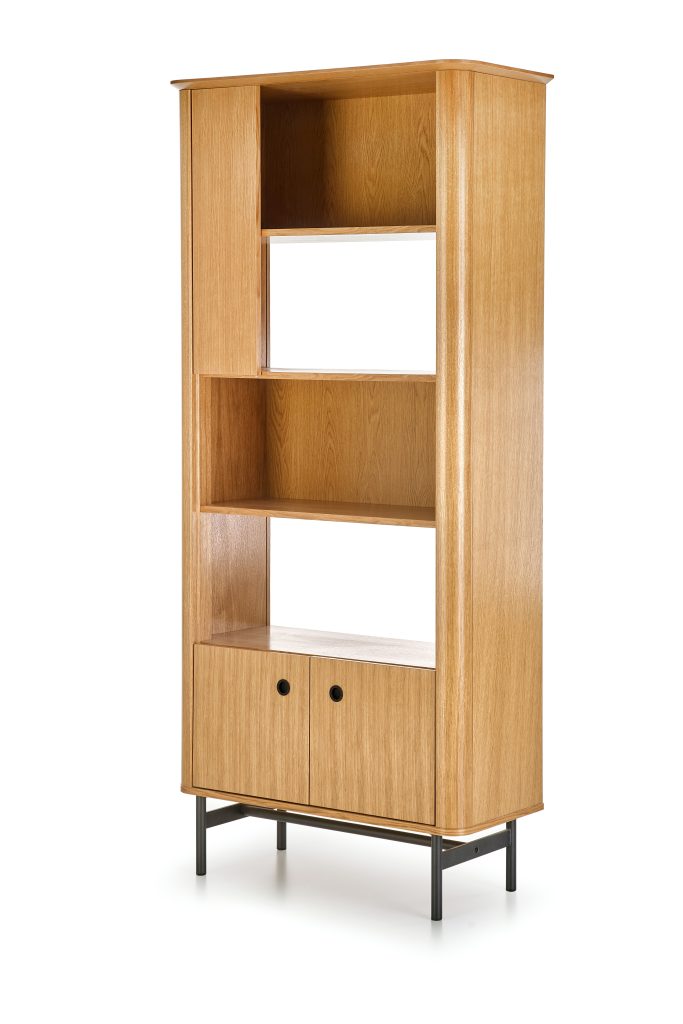 SMART regał REG-1 dąb naturalny/czarny (2p=1szt)