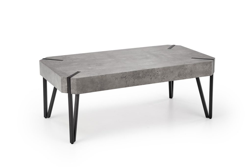 EMILY ława beton / czarny (1p=1szt)