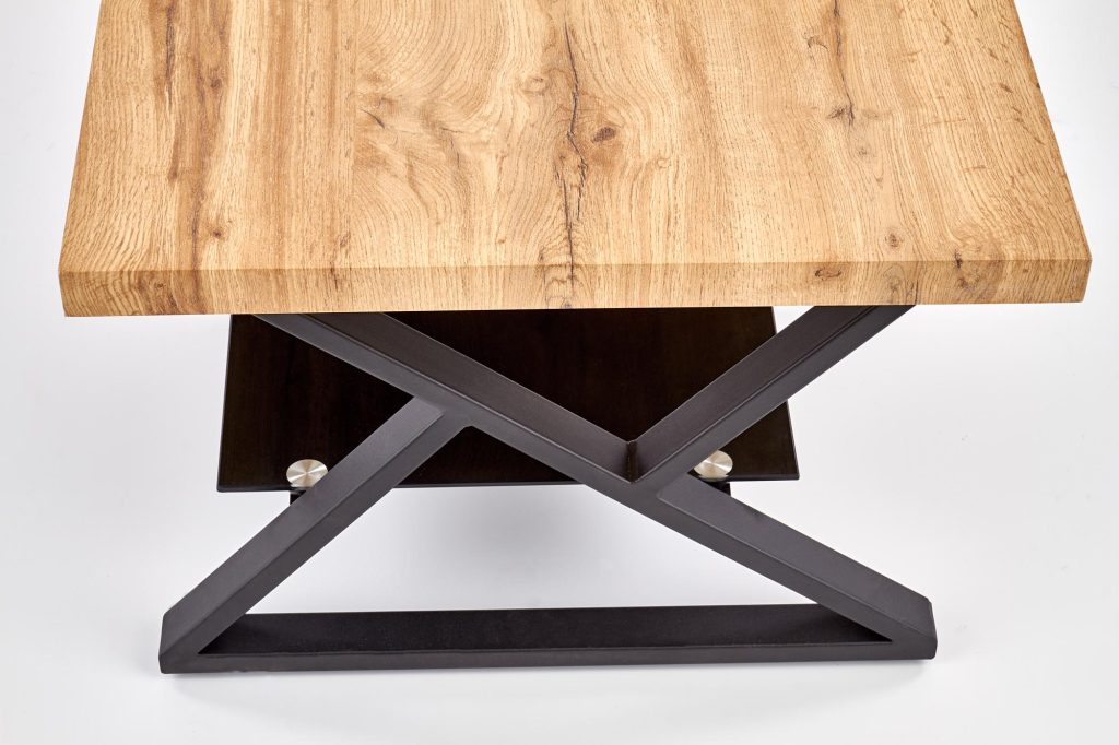 XENA PROSTOKĄT ława czarny / naturalny (2p=1szt)