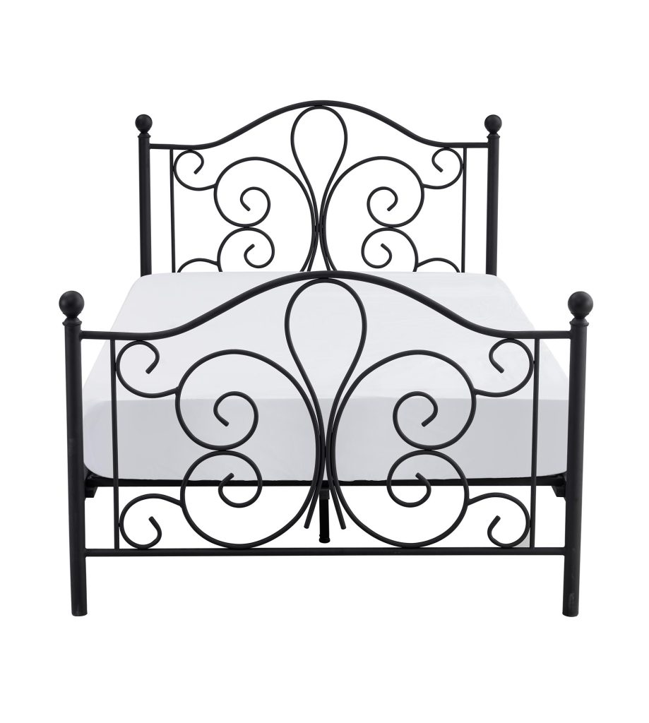 PANAMA 120 cm łóżko metalowe czarny (2p=1szt)