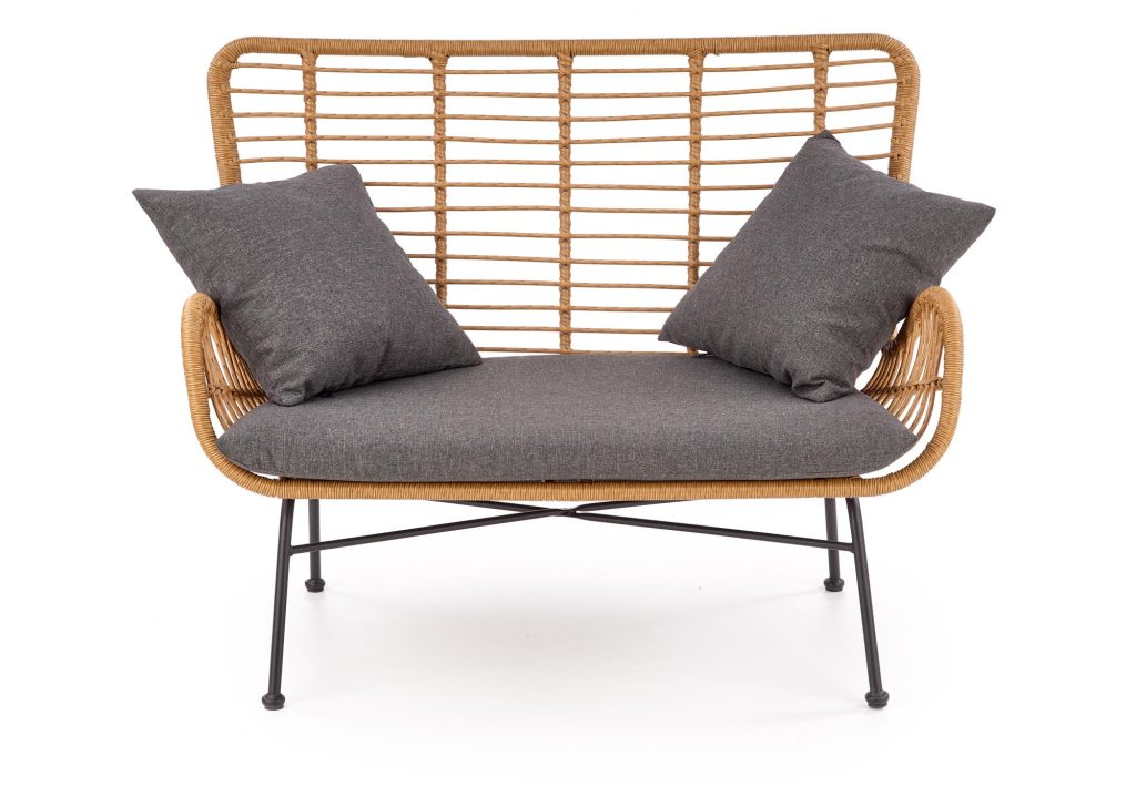 IKARO XL sofa naturalny-popiel (1p=2szt)