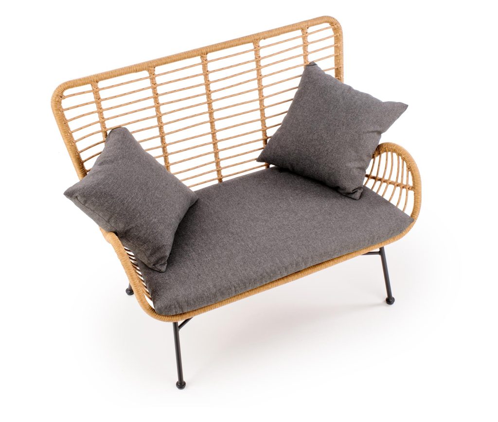 IKARO XL sofa naturalny-popiel (1p=2szt)