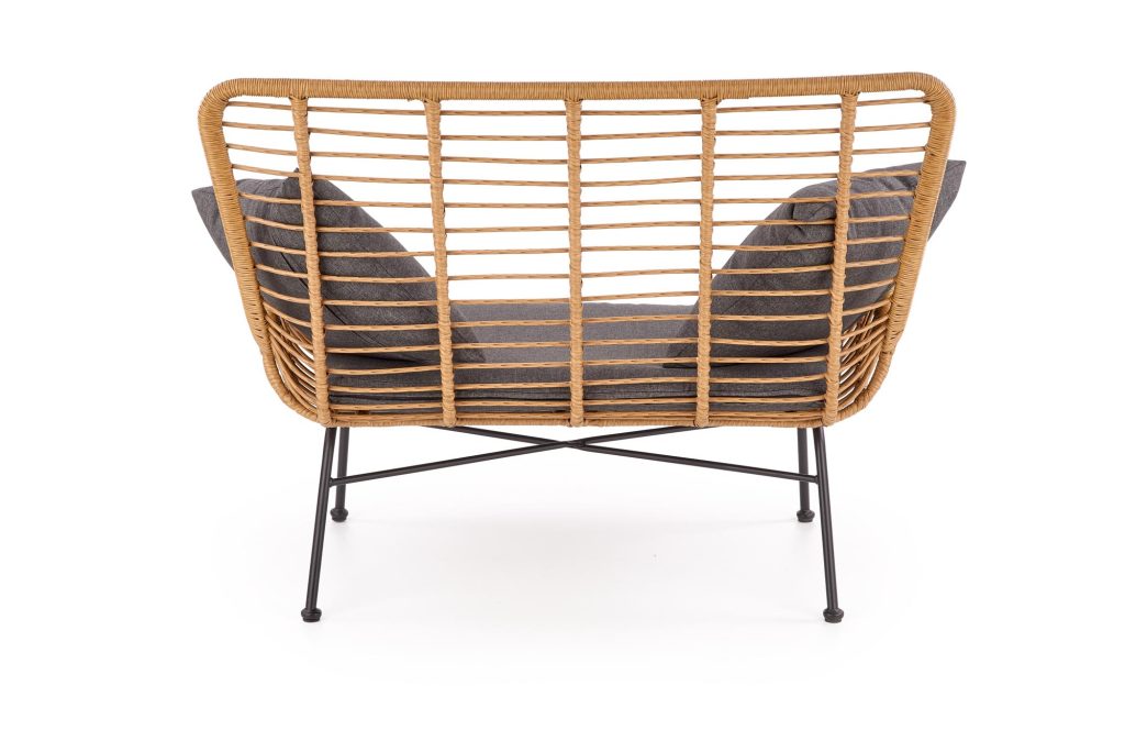 IKARO XL sofa naturalny-popiel (1p=2szt)