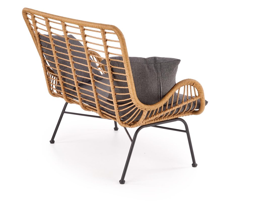 IKARO XL sofa naturalny-popiel (1p=2szt)