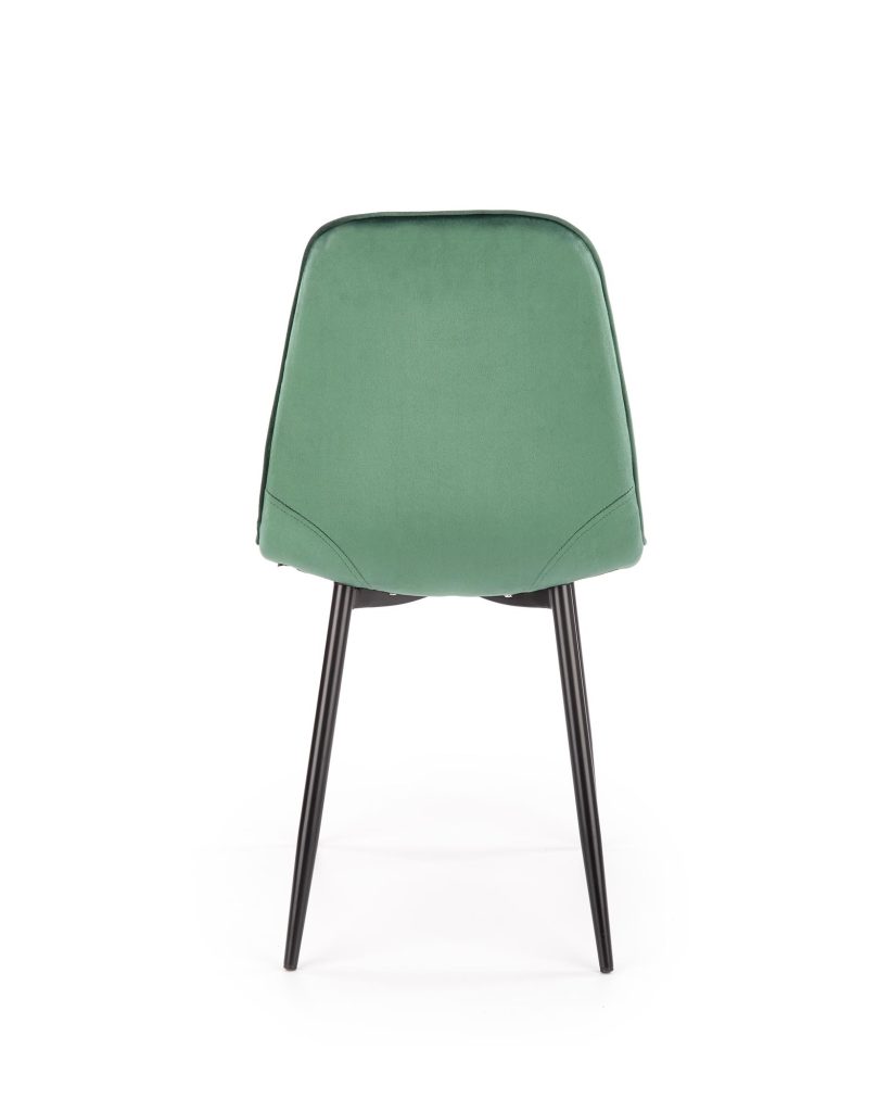 K417 krzesło ciemny zielony velvet (1p=4szt)