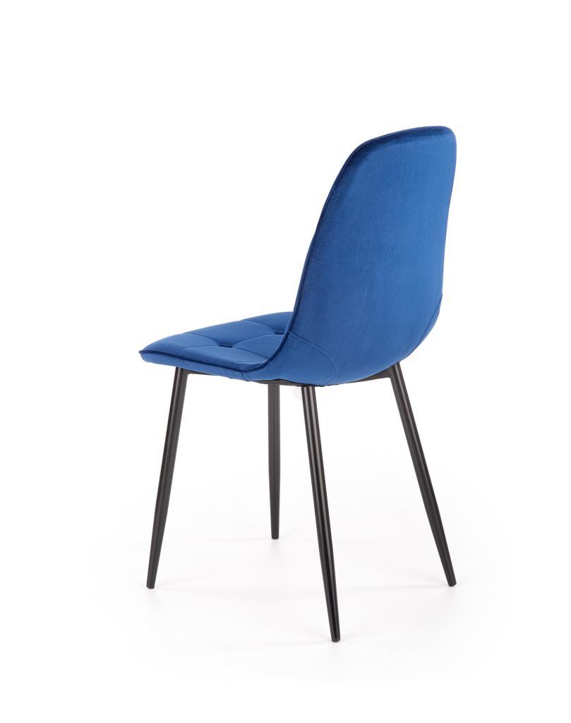 K417 krzesło granatowy velvet (1p=4szt)