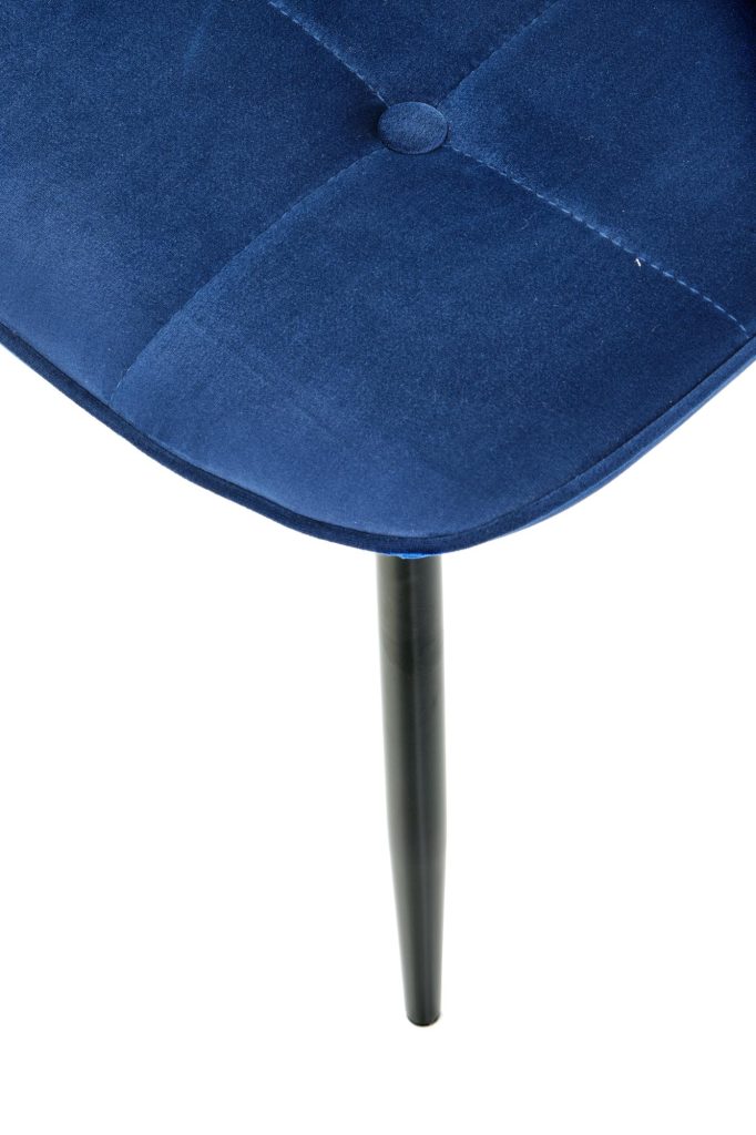 K417 krzesło granatowy velvet (1p=4szt)