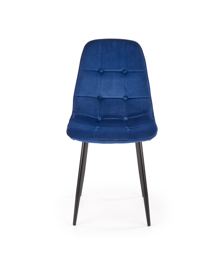 K417 krzesło granatowy velvet (1p=4szt)