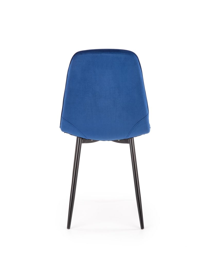 K417 krzesło granatowy velvet (1p=4szt)
