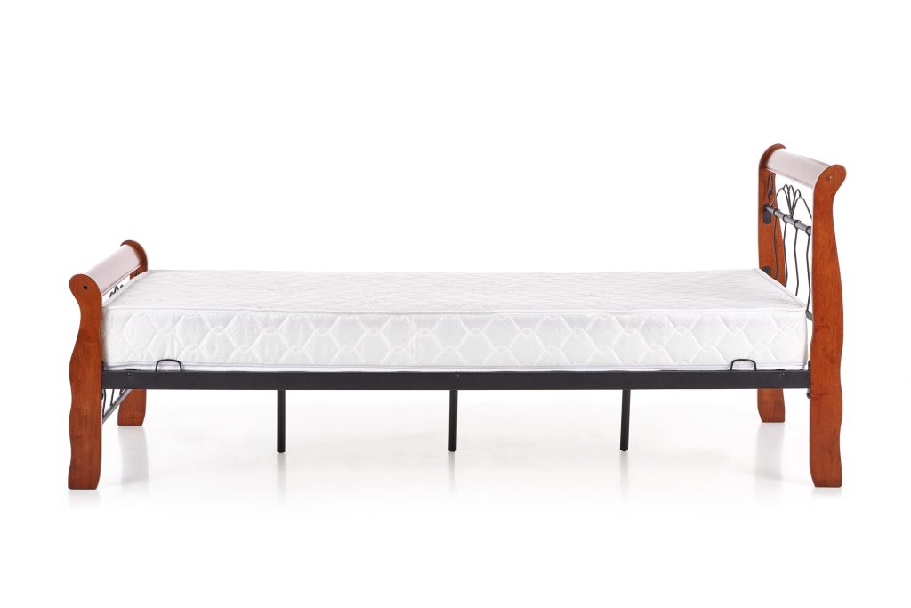 VERONICA łóżko 90 cm czereśnia ant./czarny (4p=1szt.)