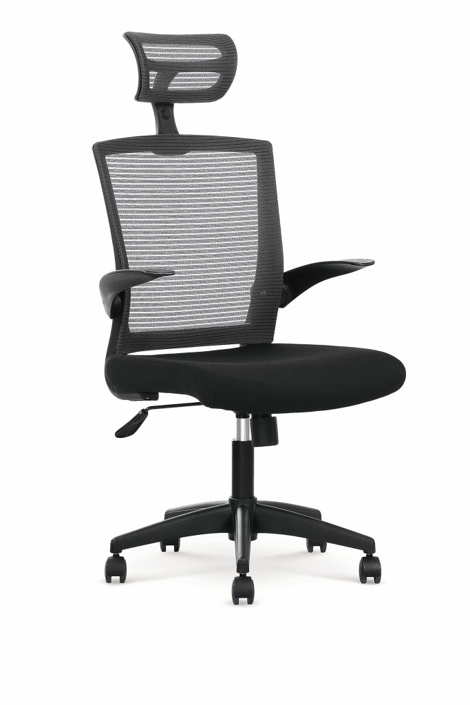 VALOR fotel pracowniczy czarno / popielaty