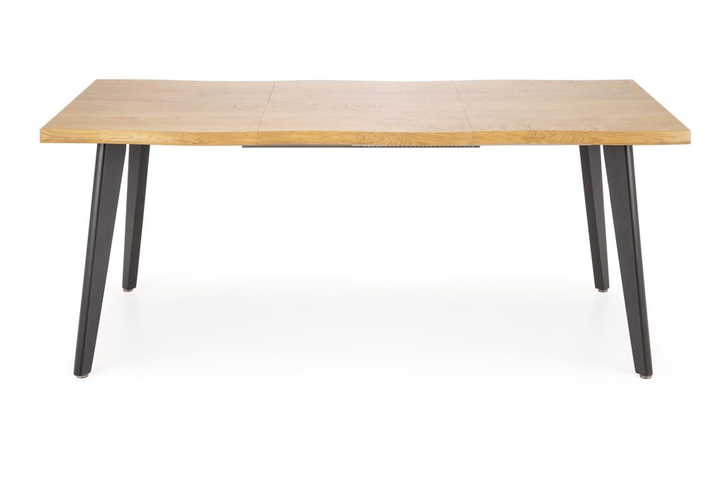 DICKSON 2 stół rozkładany 150-210/90 cm, blat - naturalny, nogi - czarny (2p=1szt)