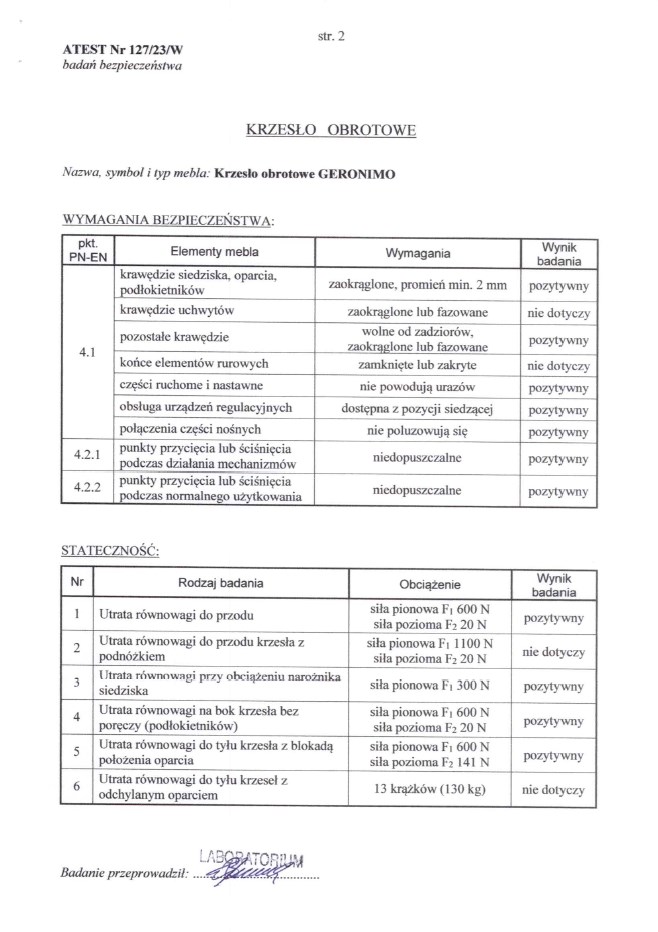 GERONIMO fotel gabinetowy czarny (1p=1szt)