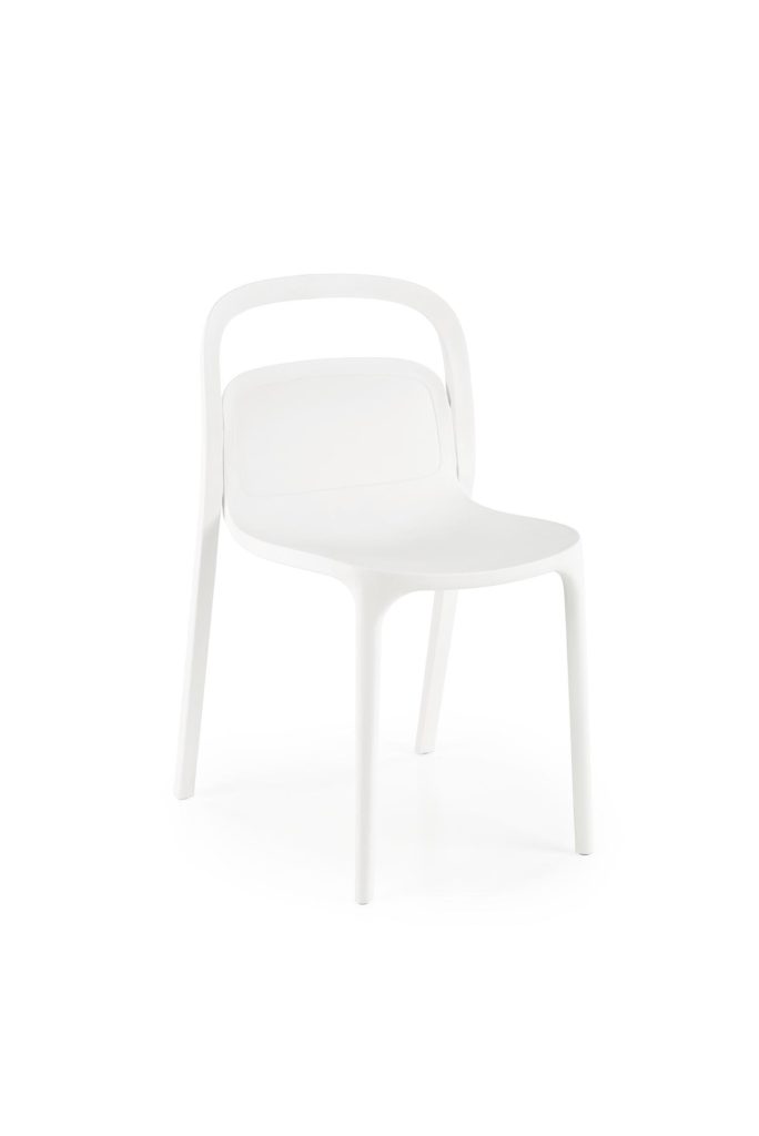 K490 krzesło plastik biały (1p=4szt)
