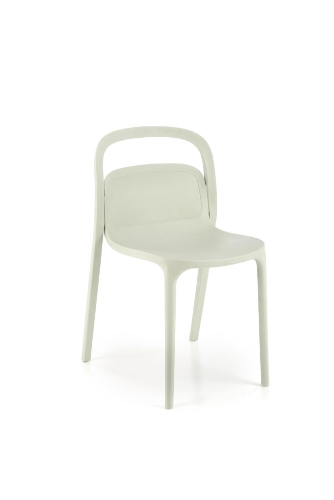 K490 krzesło plastik miętowy(1p=4szt)