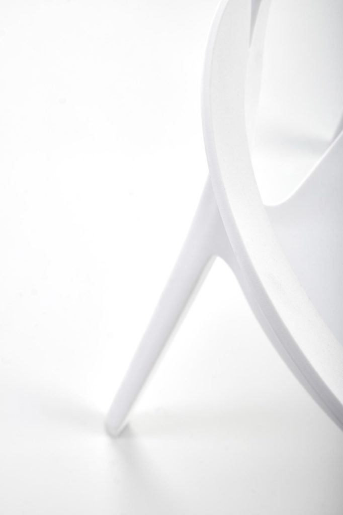 K491 krzesło plastik biały (1p=4szt)