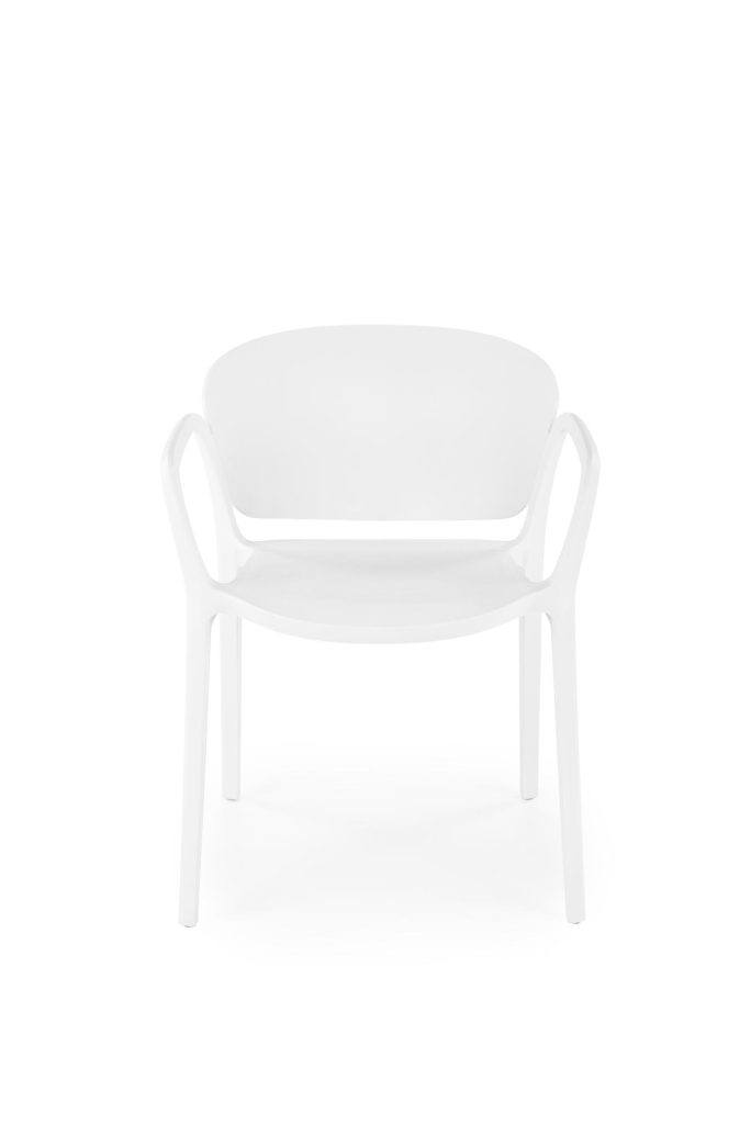 K491 krzesło plastik biały (1p=4szt)