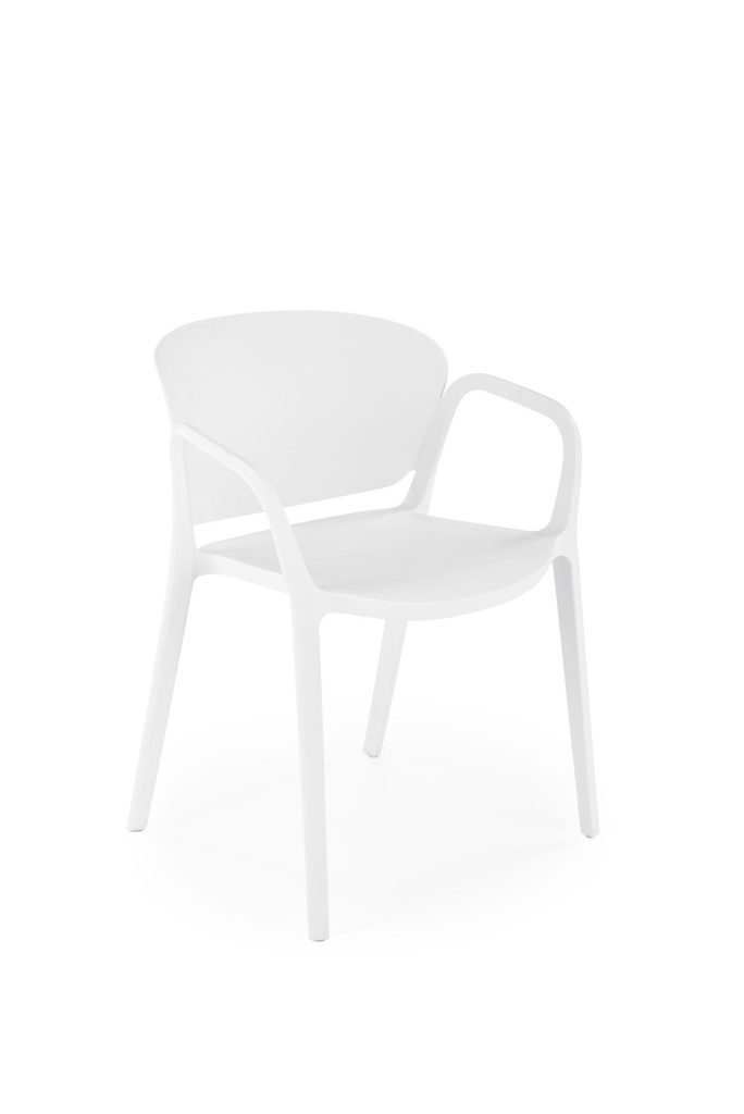 K491 krzesło plastik biały (1p=4szt)