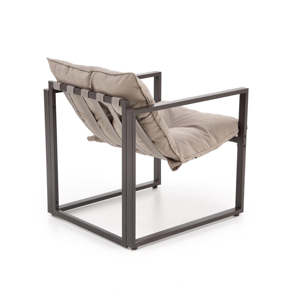 SHARK zestaw ogrodowy ( sofa + fotel 2x + ława ), ciemny brąz / cappuccino (1p=1szt)