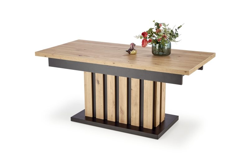 BARETTI ława dąb artisan/czarny (4p=1szt)