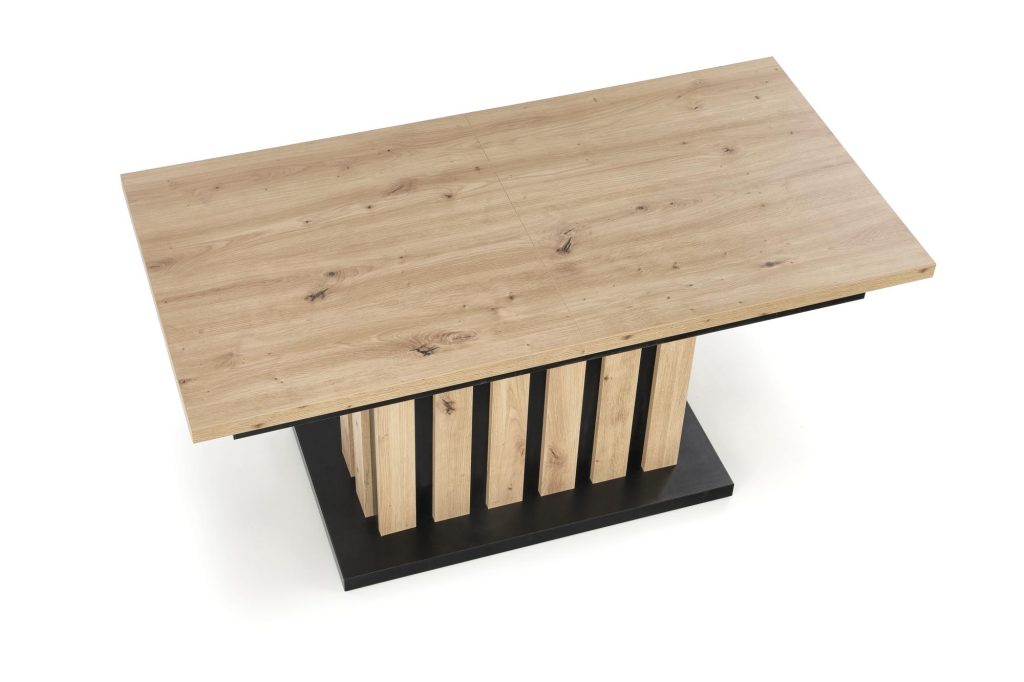 BARETTI ława dąb artisan/czarny (4p=1szt)