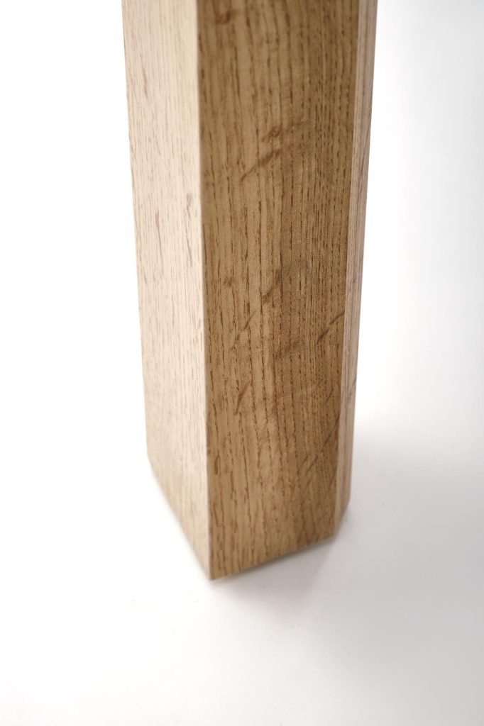 GINO stół rozkładany blat - dąb craft, nogi - dąb craft (1p=1szt)
