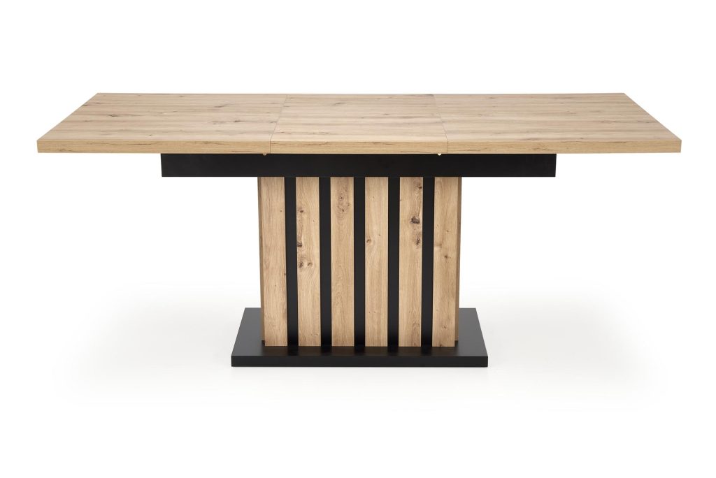 LAMELLO stół rozkładany 130-180/80 cm dąb artisan/czarny (3p=1szt)