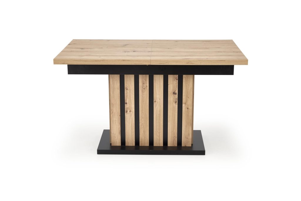 LAMELLO stół rozkładany 130-180/80 cm dąb artisan/czarny (3p=1szt)