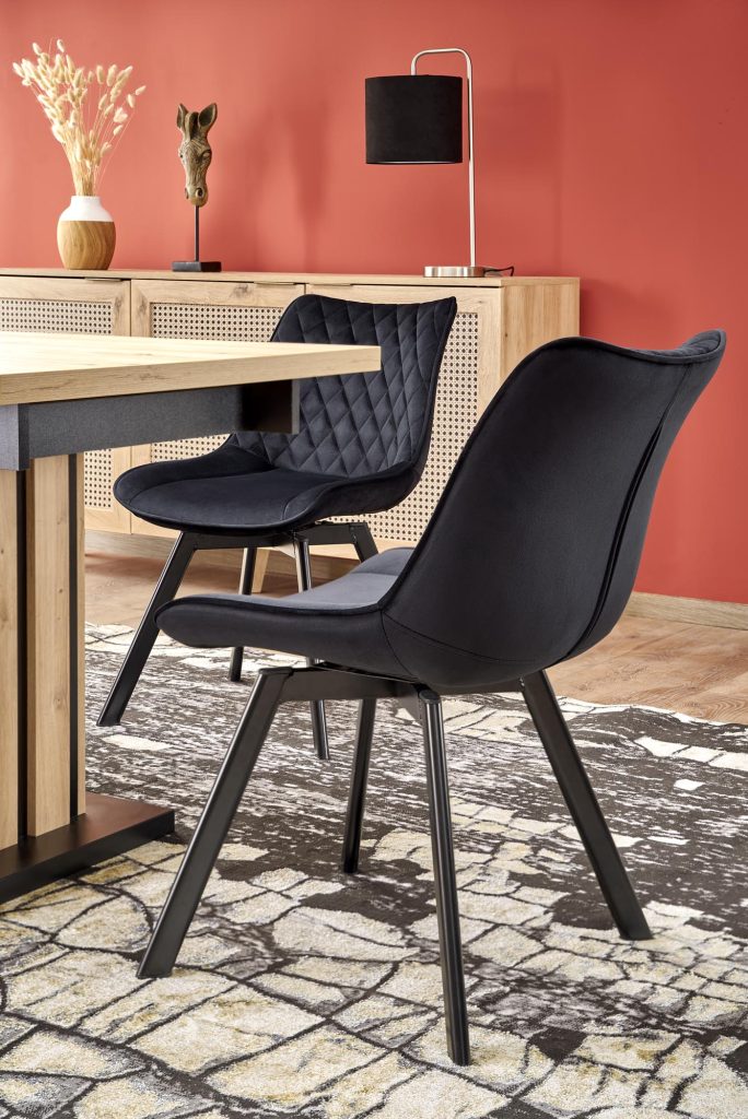 LAMELLO stół rozkładany 130-180/80 cm dąb artisan/czarny (3p=1szt)