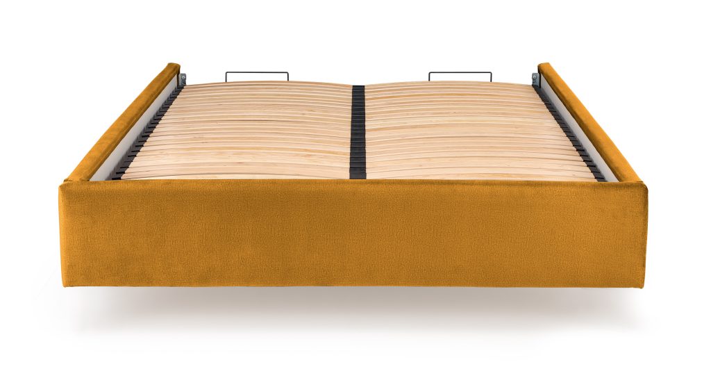MODULO korpus łóżko 160 - musztardowy tap. Monolith 48 (3p=1szt)