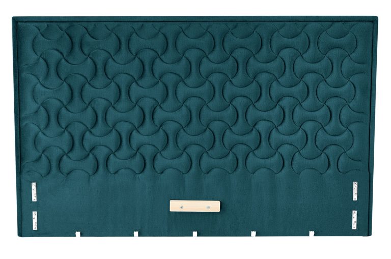 MODULO W2 łóżko 160 - wezgłowie ciemny zielony tap. Monolith 37 (1p=1szt)