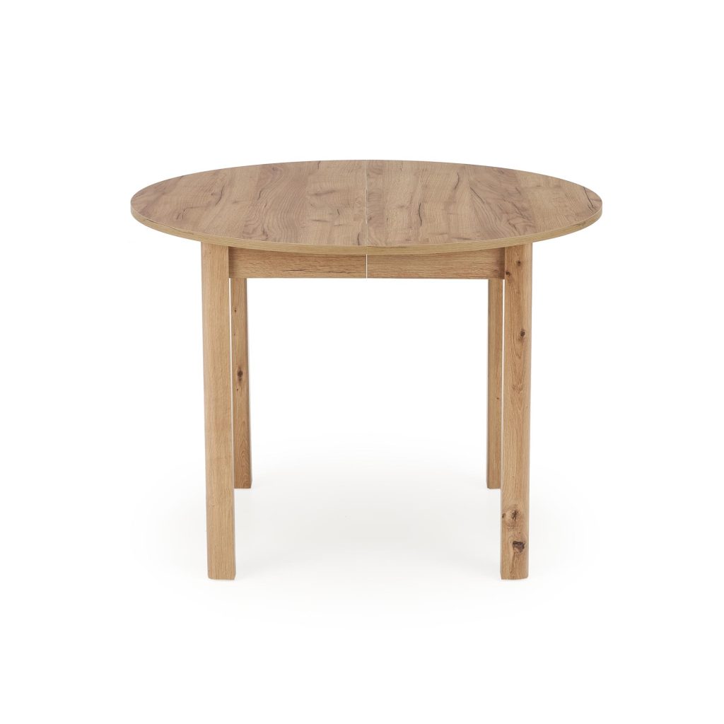 RINGO stół kolor blat dąb craft, nogi - dąb craft (102-142x102x76 cm) (2p=1szt)