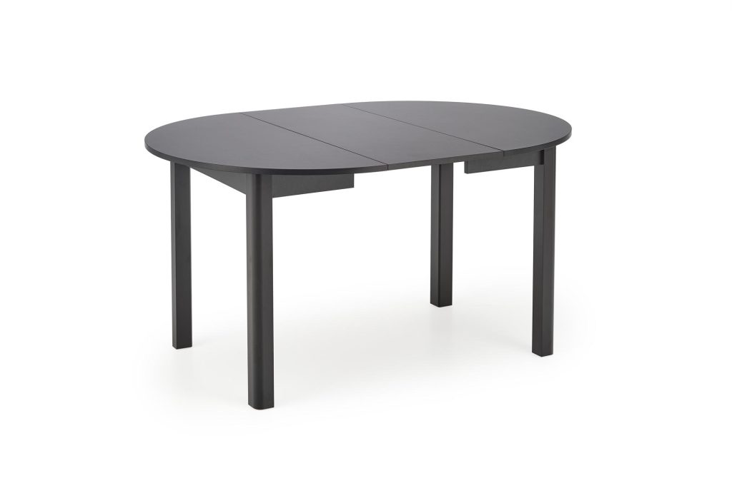 RINGO stół kolor blat czarny, nogi - czarny (102-142x102x76 cm) (2p=1szt)