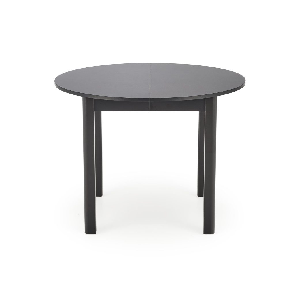 RINGO stół kolor blat czarny, nogi - czarny (102-142x102x76 cm) (2p=1szt)