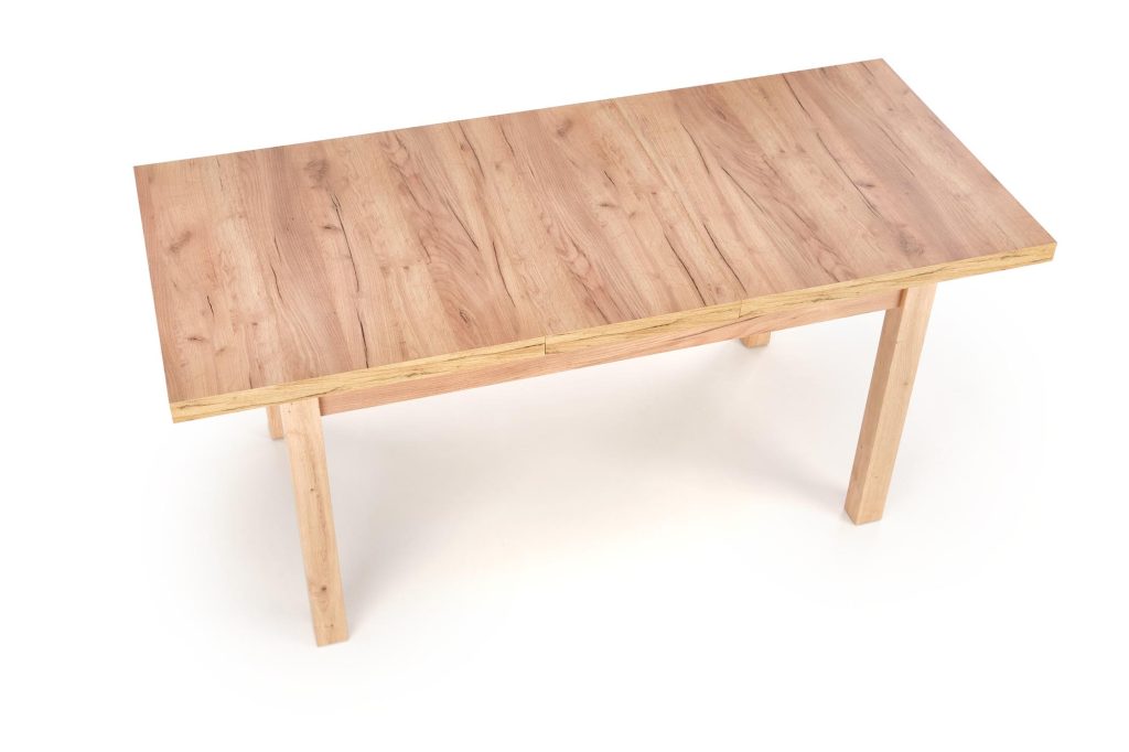 TIAGO 2 stół rozkładany 140-220/80 blat: dąb craft, nogi: dąb craft (3p=1szt)