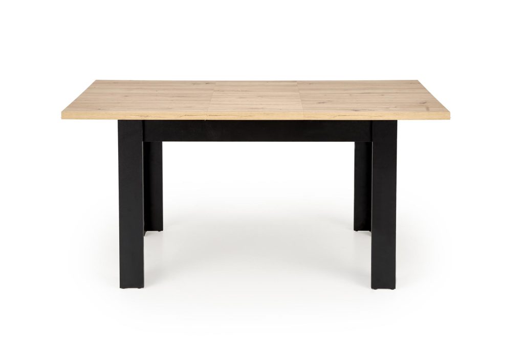 BAGIO stół rozkładany 120-160/80 cm dąb artisan/czarny (2p=1szt)