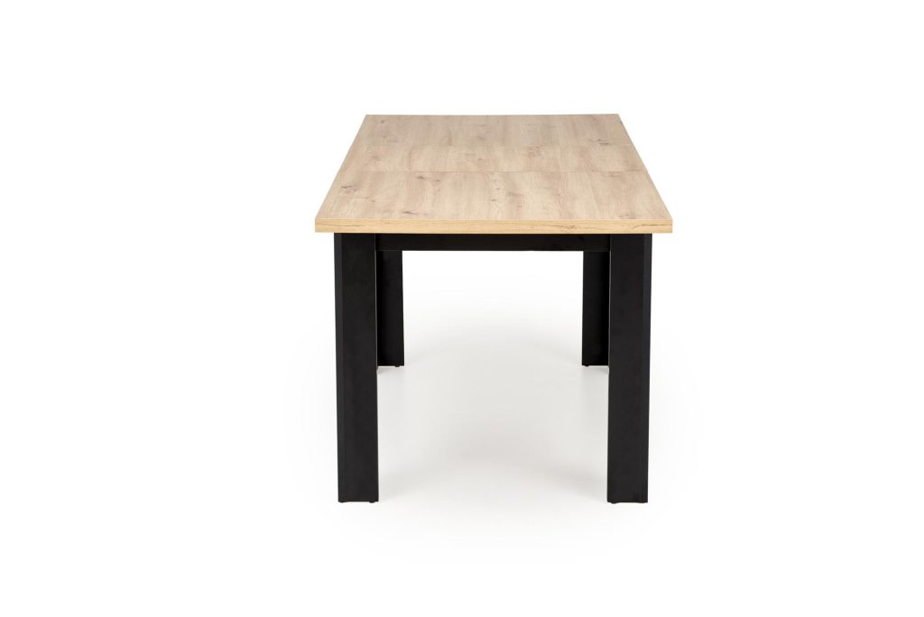 BAGIO stół rozkładany 120-160/80 cm dąb artisan/czarny (2p=1szt)