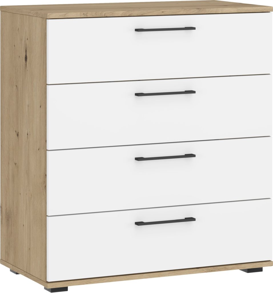 FORMO system szaf modułowych - KOMODA KM-1 dąb artisan/biały (1P=1SZT)