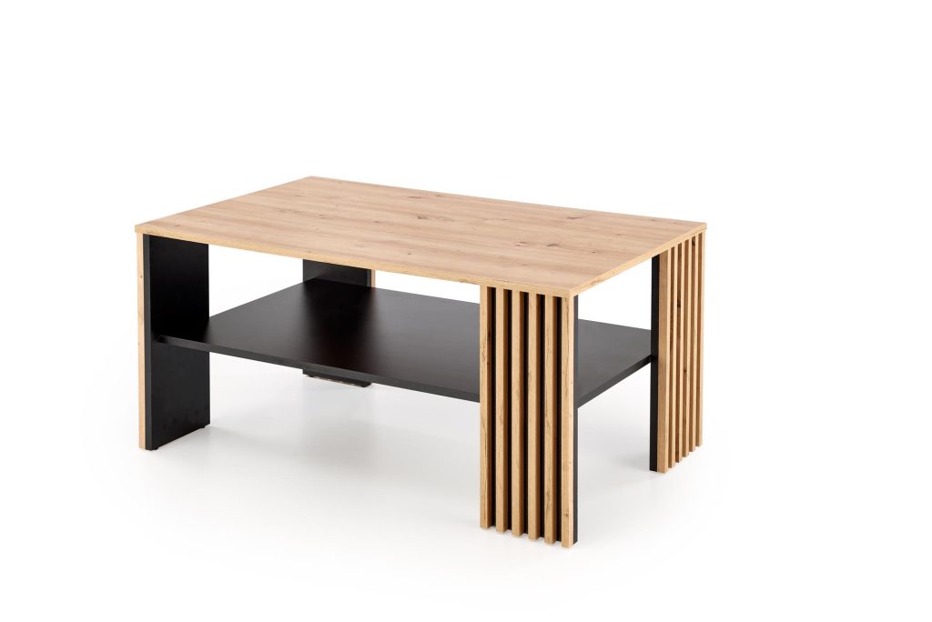 FEMINA ława dąb artisan/czarny (1p=1szt)