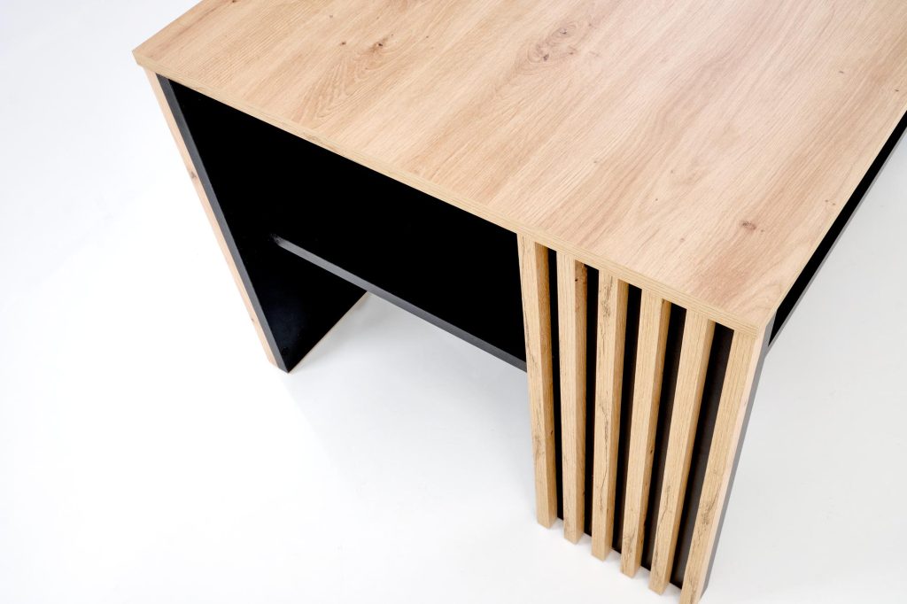 FEMINA ława dąb artisan/czarny (1p=1szt)