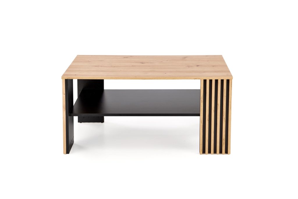 FEMINA ława dąb artisan/czarny (1p=1szt)