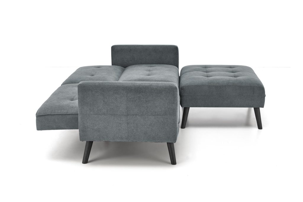 CORNELIUS sofa rozkładana z funkcją narożnika popiel (1p=1szt)