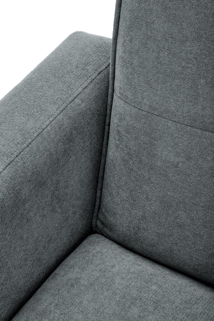 CORNELIUS sofa rozkładana z funkcją narożnika popiel (1p=1szt)