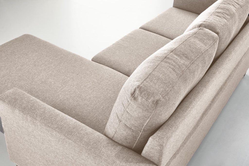 GERSON sofa z podnóżkiem beżowy (1p=1szt)