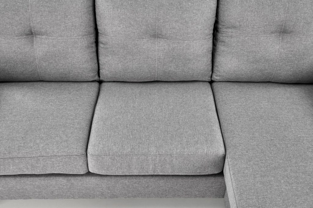 GERSON sofa z podnóżkiem popielaty (1p=1szt)