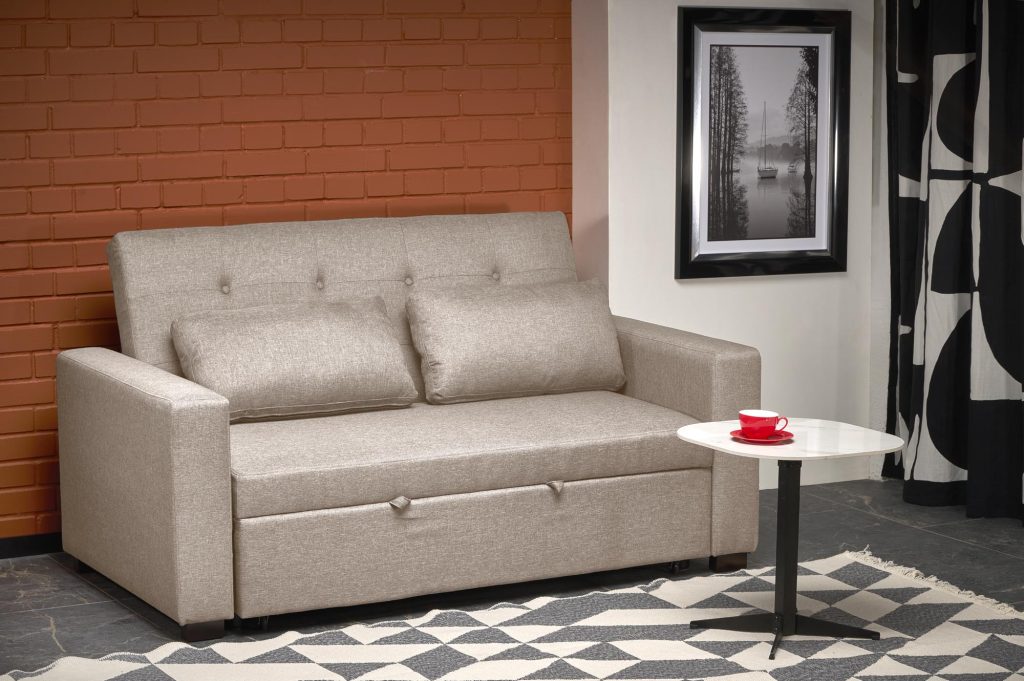 PAULINIO sofa rozkładana, beżowy (1p=1szt)