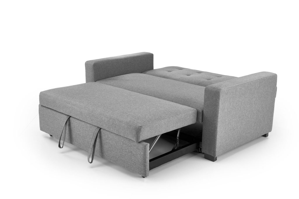 PAULINIO sofa rozkładana, popielaty (1p=1szt)