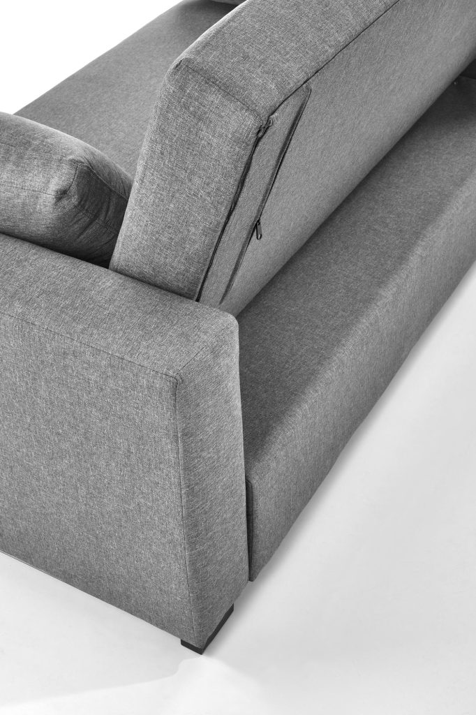 PAULINIO sofa rozkładana, popielaty (1p=1szt)